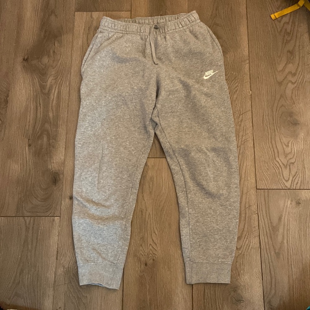 Nike grey tapered joggers